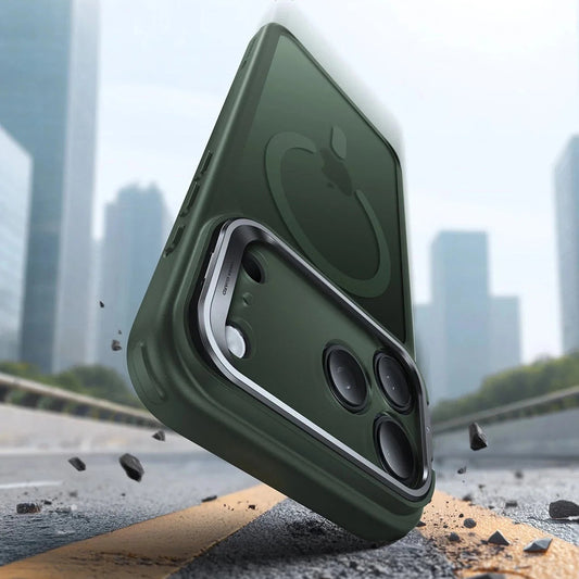 Custodia MagSafe per Apple iPhone 17 Pro Max, ESR, Classic Hybrid, Verde Satinato