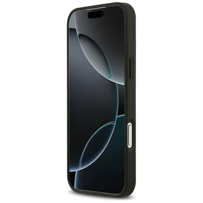 Custodia MagSafe per Apple iPhone 17 Pro Max, Guess, Grained Flowers, Nera