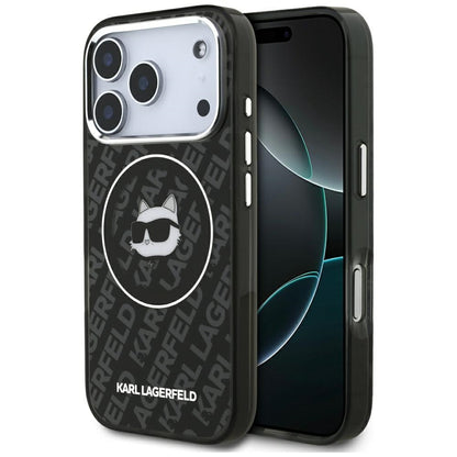 Custodia MagSafe per Apple iPhone 17 Pro Max, Karl Lagerfeld, IML Choupette's Head, Nera