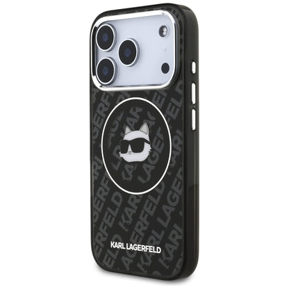 Custodia MagSafe per Apple iPhone 17 Pro Max, Karl Lagerfeld, IML Choupette's Head, Nera