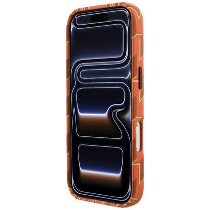Custodia MagSafe per Apple iPhone 17 Pro Max, Karl Lagerfeld, Logo KL Monogram, Arancione