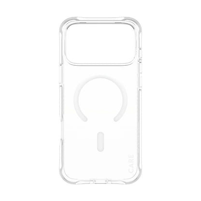 Custodia MagSafe per Apple iPhone 17 Pro Max, PanzerGlass, Care Fashionable, Trasparente Bianca