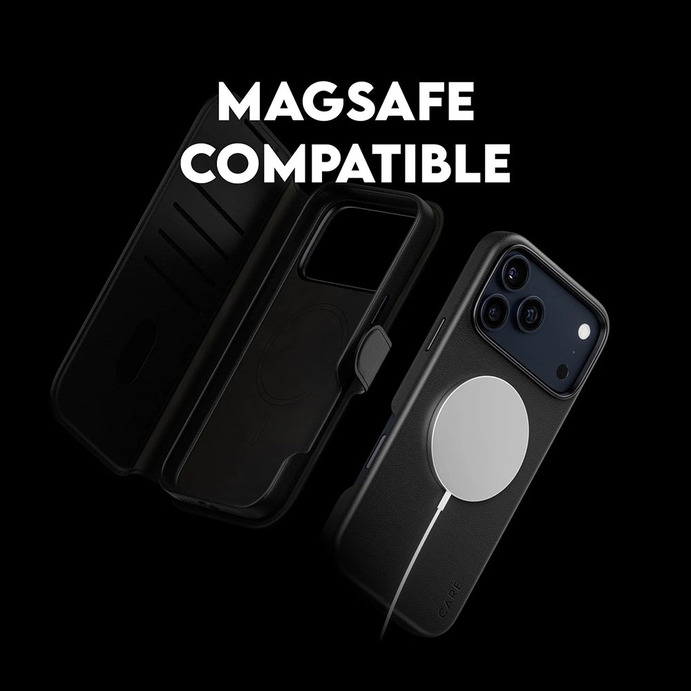 Custodia MagSafe per Apple iPhone 17 Pro Max, PanzerGlass, Care Feature Tango Two-in-One, Nera