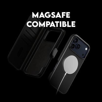 Custodia MagSafe per Apple iPhone 17 Pro Max, PanzerGlass, Care Feature Tango Two-in-One, Nera