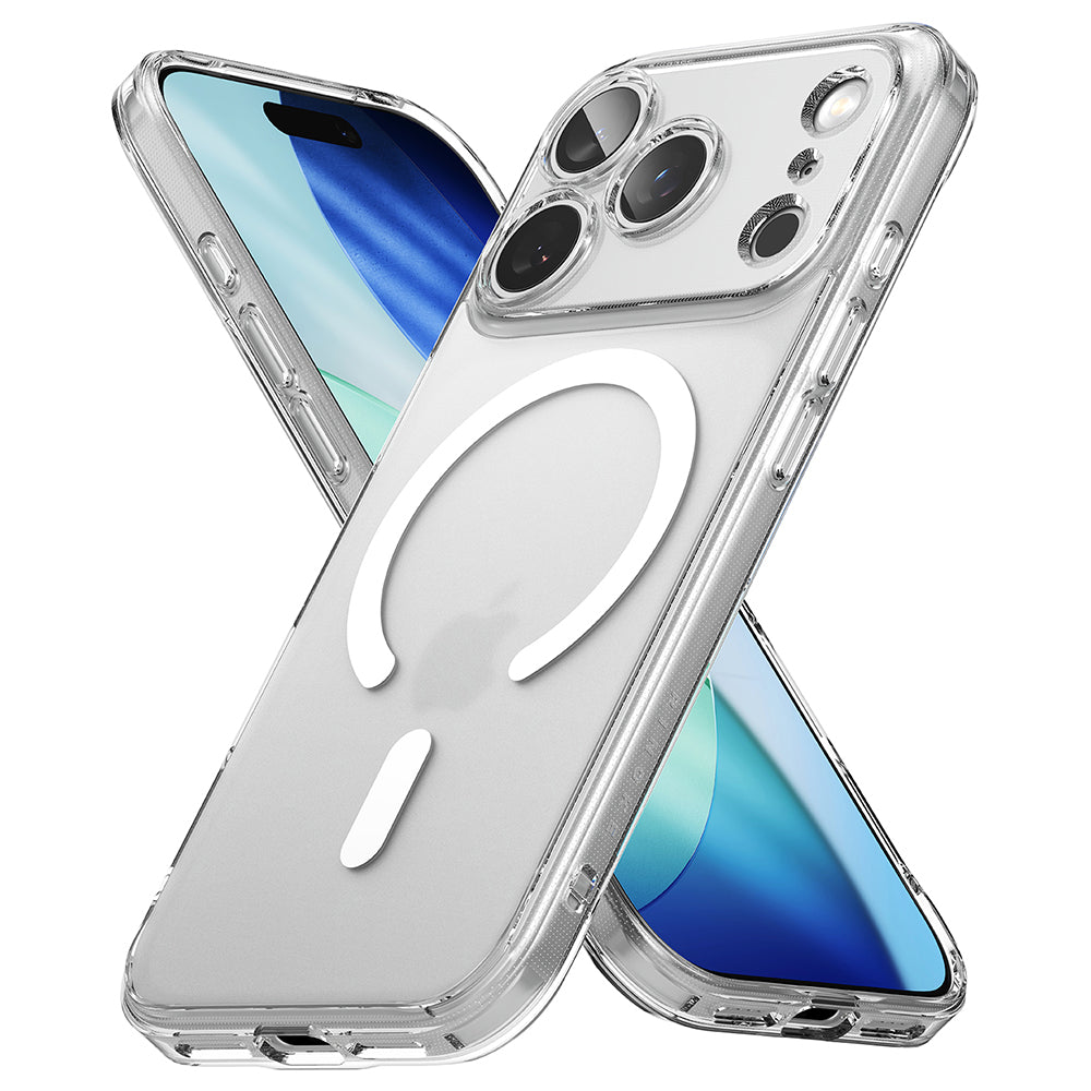 Custodia MagSafe per Apple iPhone 17 Pro Max, Ringke, Fusion, Trasparente Opaca