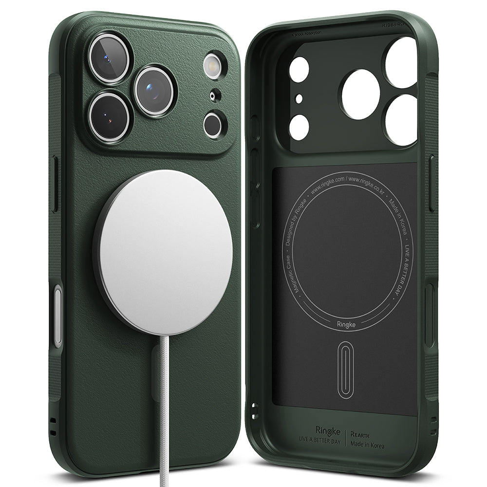 Custodia MagSafe per Apple iPhone 17 Pro Max, Ringke, Onyx, Verde Scuro
