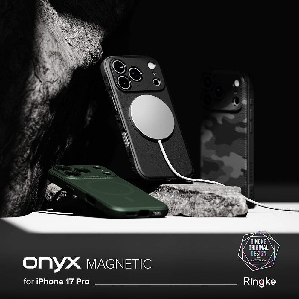 Custodia MagSafe per Apple iPhone 17 Pro Max, Ringke, Onyx, Verde Scuro
