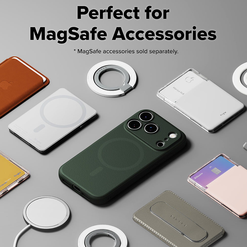 Custodia MagSafe per Apple iPhone 17 Pro Max, Ringke, Onyx, Verde Scuro
