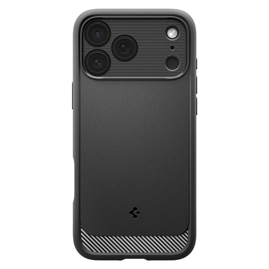 Custodia MagSafe per Apple iPhone 17 Pro Max, Spigen, Rugged Armor, Nera Opaca