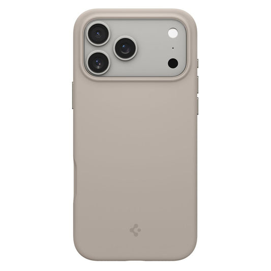 Custodia MagSafe per Apple iPhone 17 Pro Max, Spigen, Silicone Fit, Crema