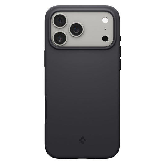 Custodia MagSafe per Apple iPhone 17 Pro Max, Spigen, Silicone Fit, Nera