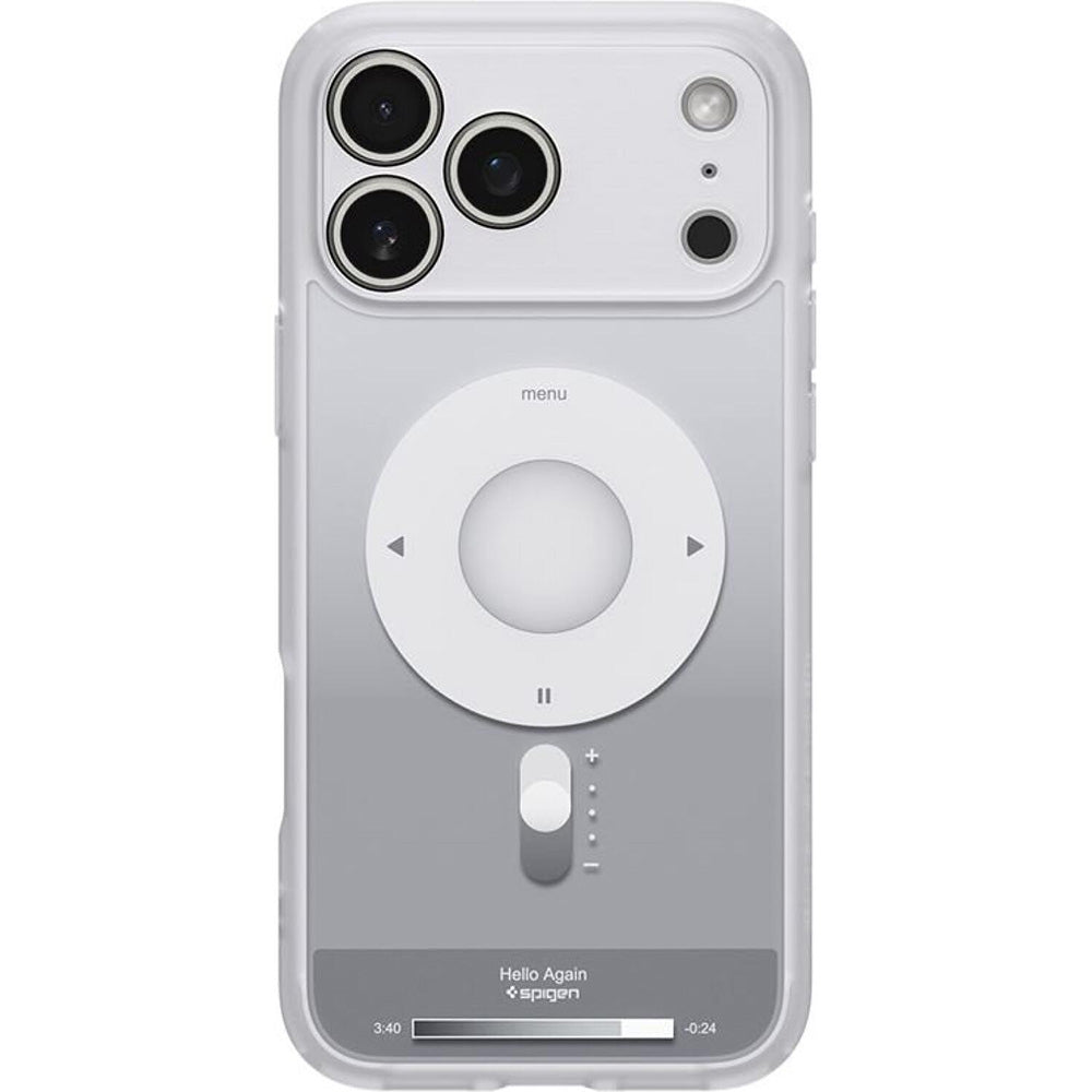 Custodia MagSafe per Apple iPhone 17 Pro Max, Spigen, Ultra Hybrid Classic, Argento