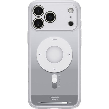 Custodia MagSafe per Apple iPhone 17 Pro Max, Spigen, Ultra Hybrid Classic, Argento