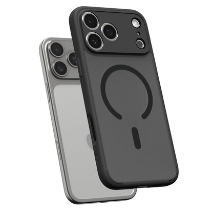 Custodia MagSafe per Apple iPhone 17 Pro Max, Spigen, Ultra Hybrid, Nera Satinata