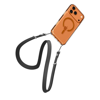 Custodia MagSafe per Apple iPhone 17 Pro Max, Spigen, Ultra Hybrid, Trasparente Arancione