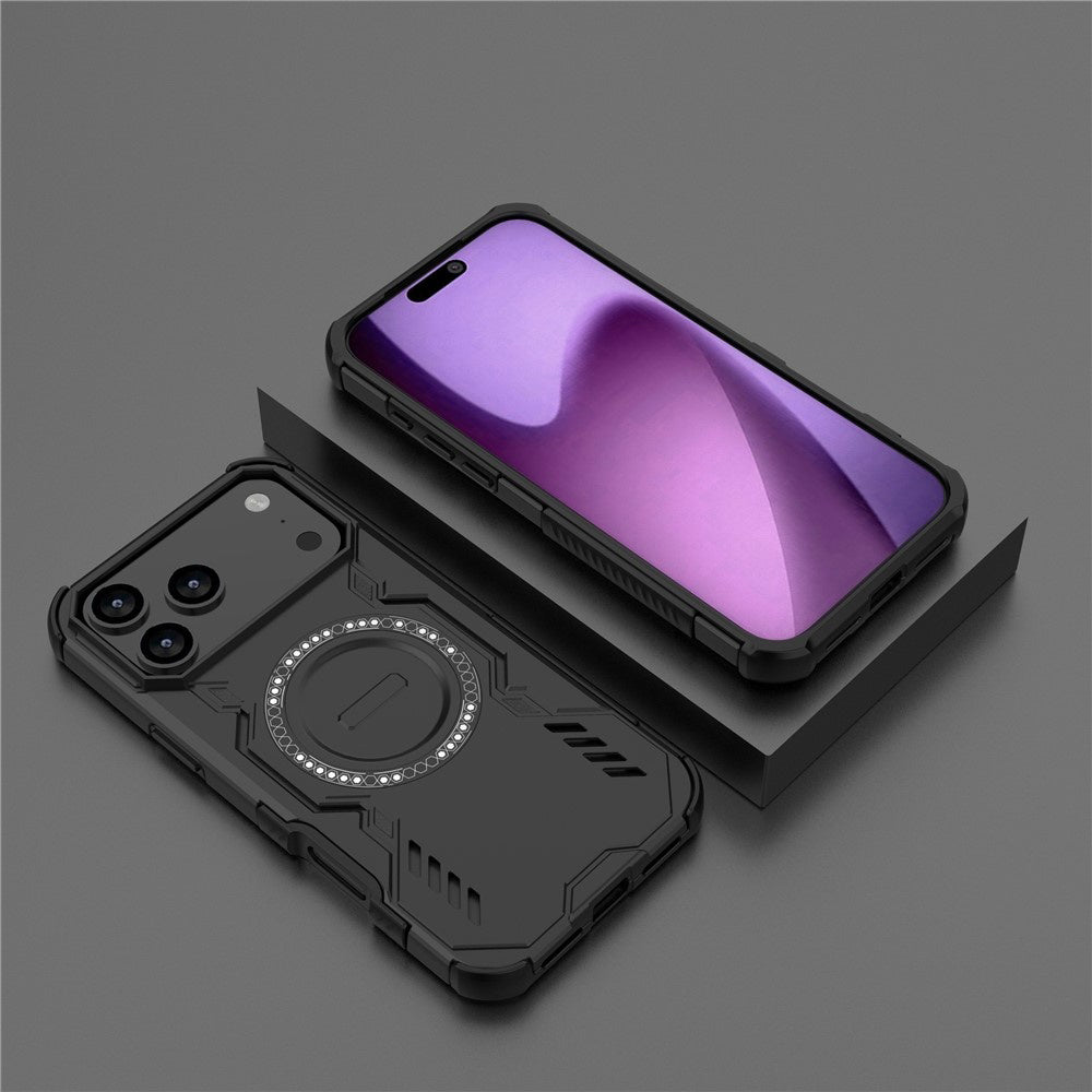 Custodia MagSafe per Apple iPhone 17 Pro Max, Techsuit, ArmorMag, Nera