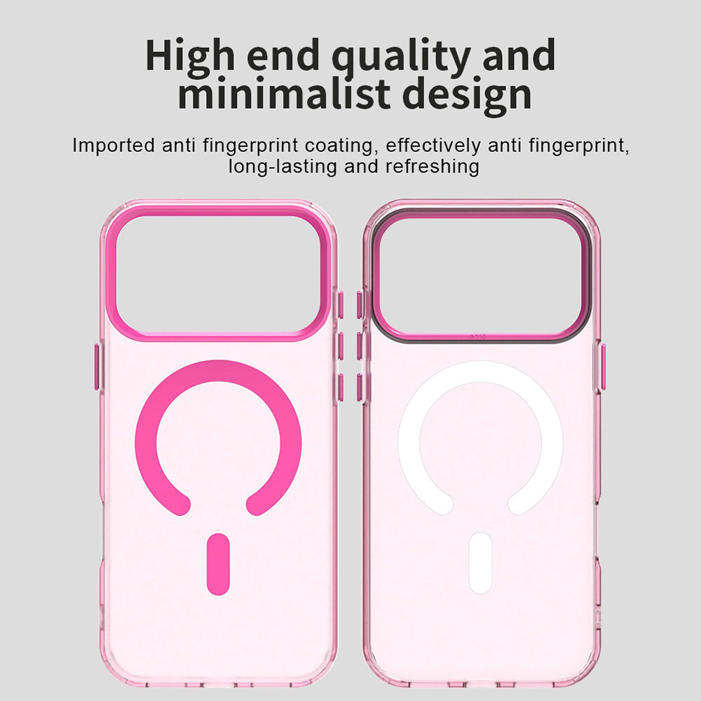 Custodia MagSafe per Apple iPhone 17 Pro Max, Techsuit, CandyCase, Rosa