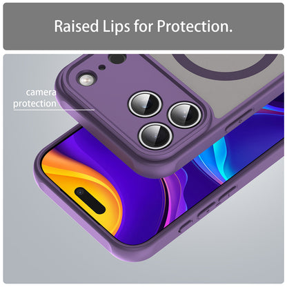 Custodia MagSafe per Apple iPhone 17 Pro Max, Techsuit, HaloFrost II, Viola
