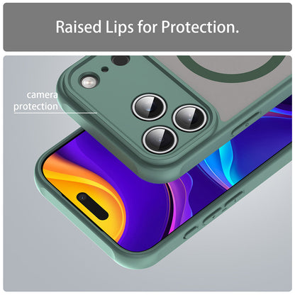 Custodia MagSafe per Apple iPhone 17 Pro Max, Techsuit, HaloFrost II, Verde