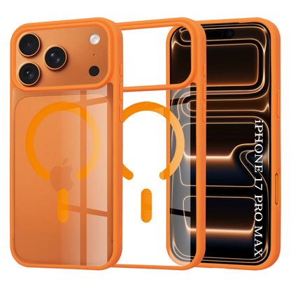 Custodia MagSafe per Apple iPhone 17 Pro Max, Techsuit, Pro, Arancione
