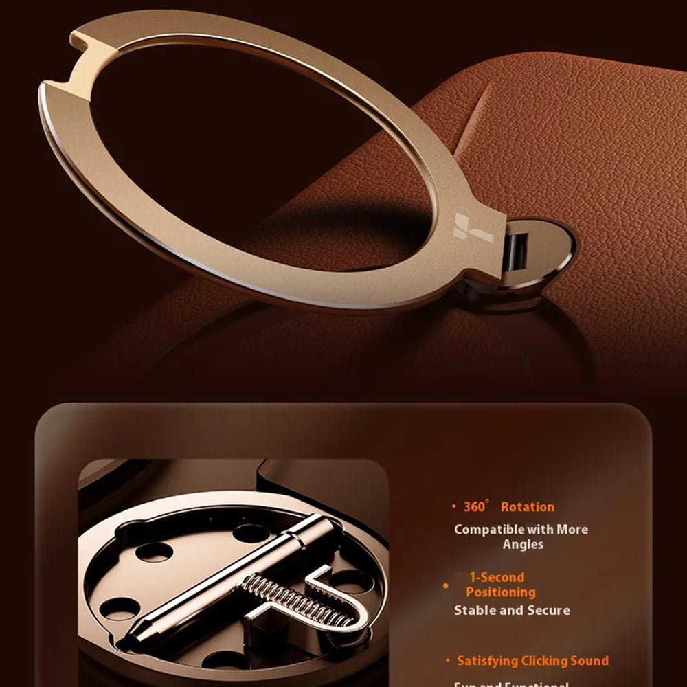 Custodia MagSafe per Apple iPhone 17 Pro Max, Torras, QPRO Leather, Marrone