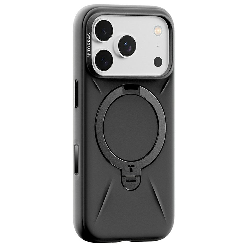 Custodia MagSafe per Apple iPhone 17 Pro Max, Torras, QPRO Silicone, Nera