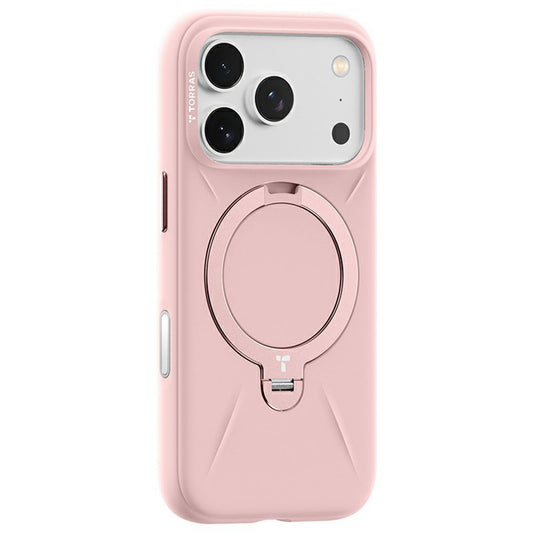 Custodia MagSafe per Apple iPhone 17 Pro Max, Torras, QPRO Silicone, Rosa
