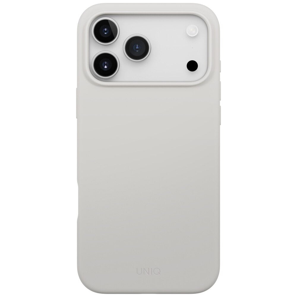 Custodia MagSafe per Apple iPhone 17 Pro Max, UNIQ, Lino MagClick, Grigio