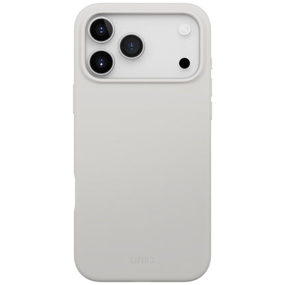 Custodia MagSafe per Apple iPhone 17 Pro Max, UNIQ, Lino MagClick, Grigio