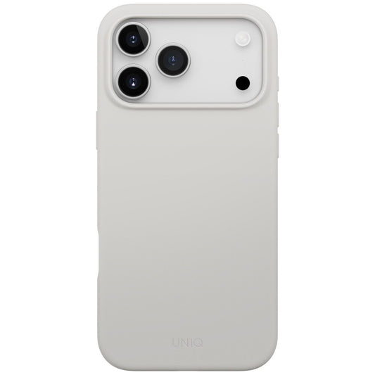 Custodia MagSafe per Apple iPhone 17 Pro Max, UNIQ, Lino MagClick, Grigio