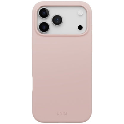Custodia MagSafe per Apple iPhone 17 Pro Max, UNIQ, Lino MagClick, Rosa