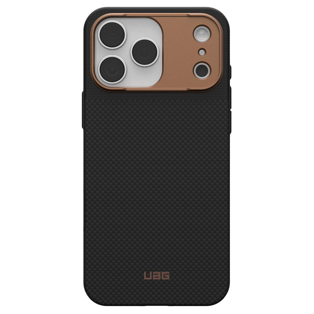 Custodia MagSafe per Apple iPhone 17 Pro Max, Urban Armor Gear, Fibr Armr, Nero Bronzo