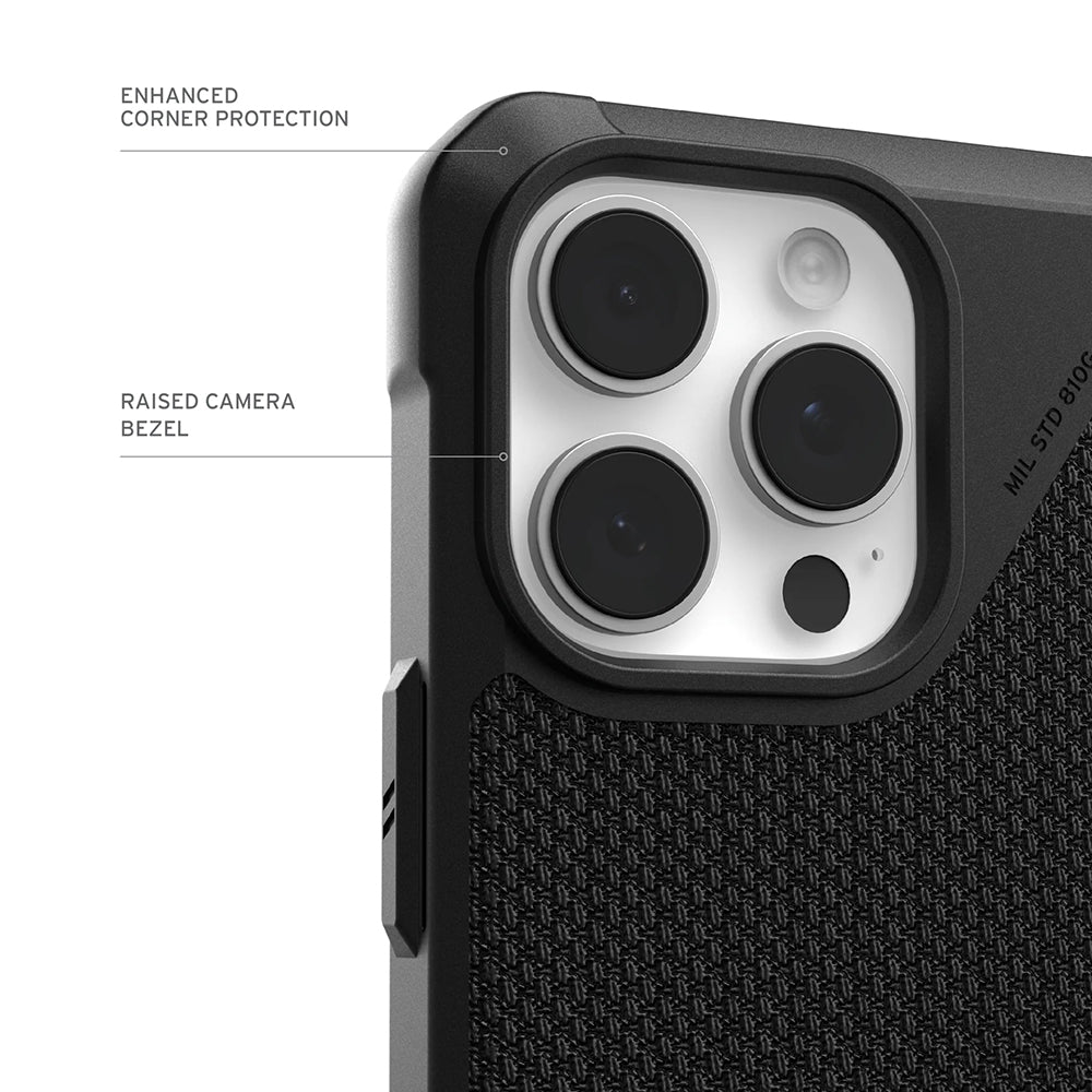Custodia MagSafe per Apple iPhone 17 Pro Max, Urban Armor Gear, Metropolis LT Kevlar, Nera