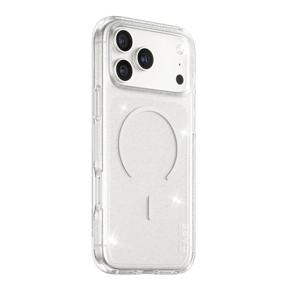 Custodia MagSafe per Apple iPhone 17 Pro, PanzerGlass, Care Urban Explorer Star Lit, Trasparente Bianca