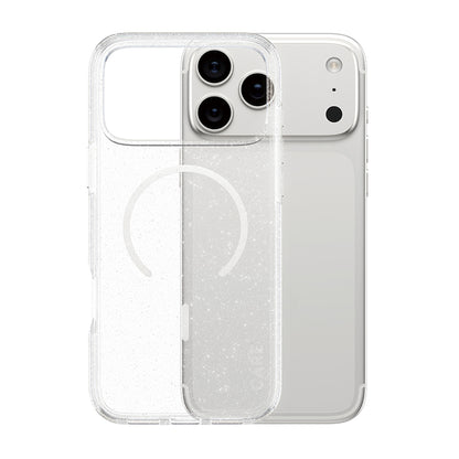 Custodia MagSafe per Apple iPhone 17 Pro, PanzerGlass, Care Urban Explorer Star Lit, Trasparente Bianca