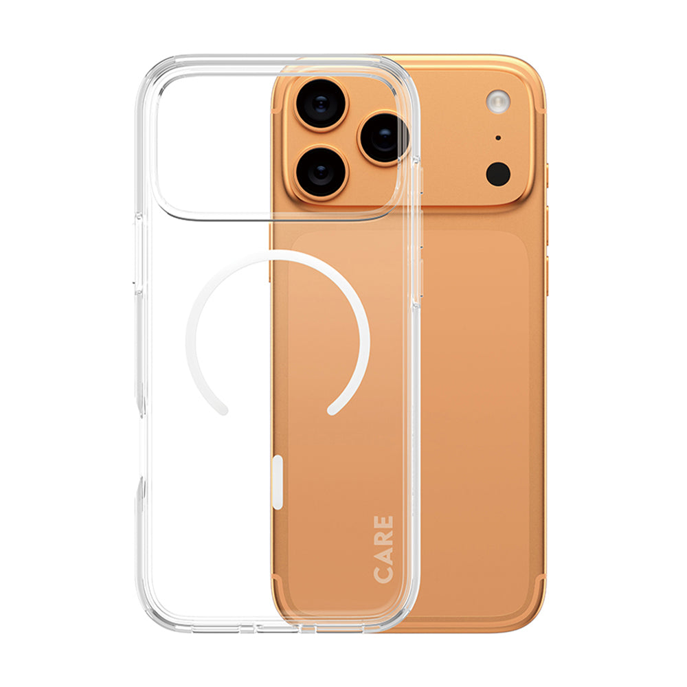 Custodia MagSafe per Apple iPhone 17 Pro, PanzerGlass, Care Urban Explorer, Trasparente Bianca