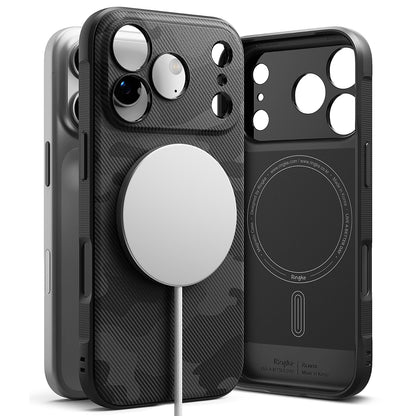Custodia MagSafe per Apple iPhone 17 Pro, Ringke, Onyx, Camuffamento