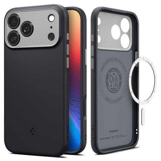 Custodia MagSafe per Apple iPhone 17 Pro, Spigen, Caseology Nano Pop, Nera