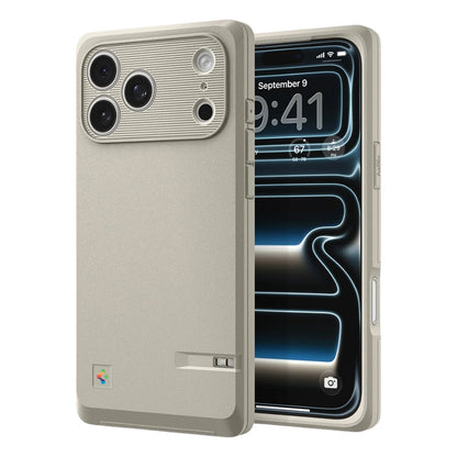 Custodia MagSafe per Apple iPhone 17 Pro, Spigen, Classic LS, Crema ACS10479