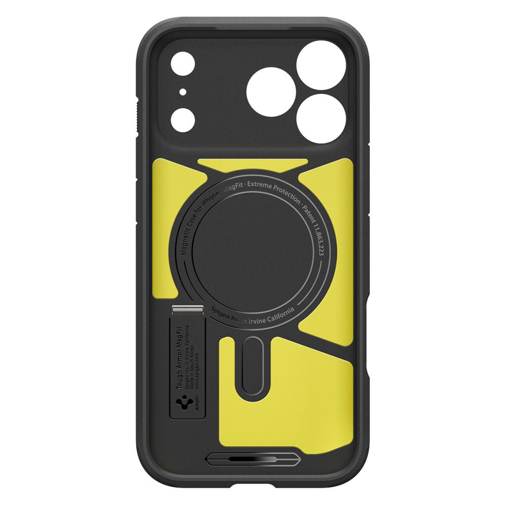 Custodia MagSafe per Apple iPhone 17 Pro, Spigen, Tough Armor T, Grigio