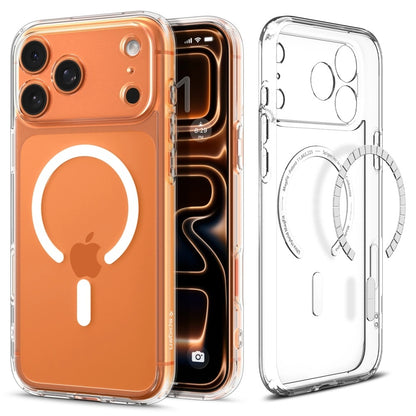 Custodia MagSafe per Apple iPhone 17 Pro, Spigen, Ultra Hybrid, Bianca