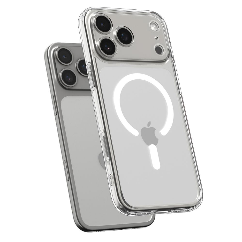 Custodia MagSafe per Apple iPhone 17 Pro, Spigen, Ultra Hybrid, Bianca