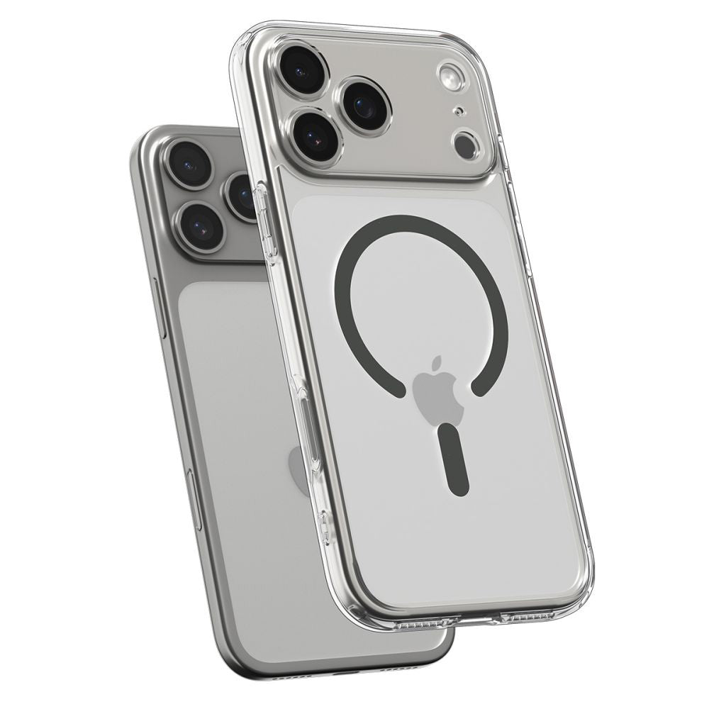 Custodia MagSafe per Apple iPhone 17 Pro, Spigen, Ultra Hybrid, Grigio