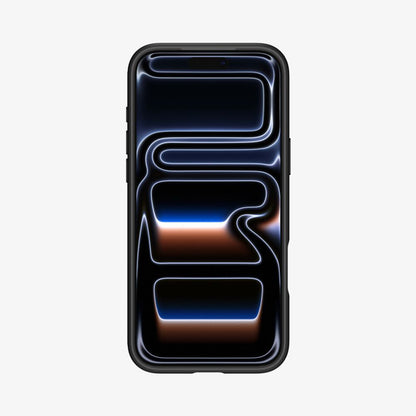 Custodia MagSafe per Apple iPhone 17 Pro, Spigen, Ultra Hybrid, Nera Arancione Satinata