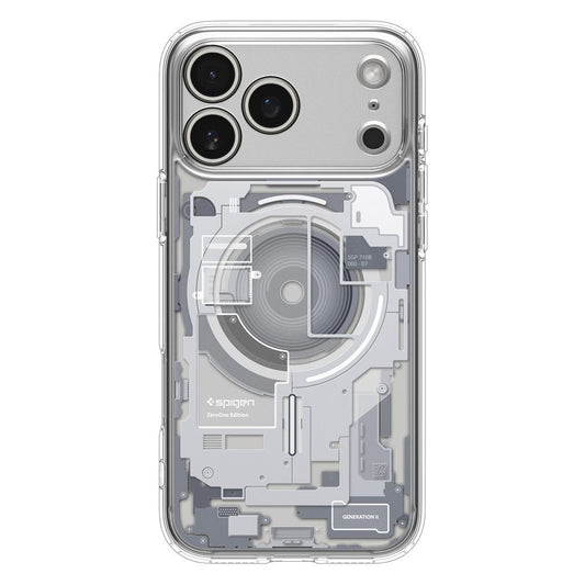 Custodia MagSafe per Apple iPhone 17 Pro, Spigen, Ultra Hybrid Zero One, Bianca