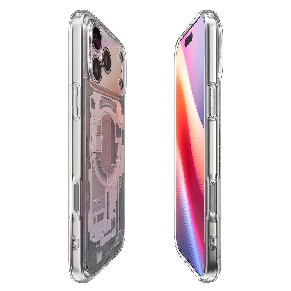 Custodia MagSafe per Apple iPhone 17 Pro, Spigen, Ultra Hybrid Zero One, Bianca
