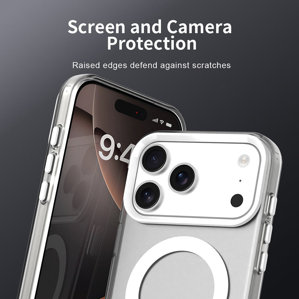 Custodia MagSafe per Apple iPhone 17 Pro, Techsuit, CandyCase, Bianca