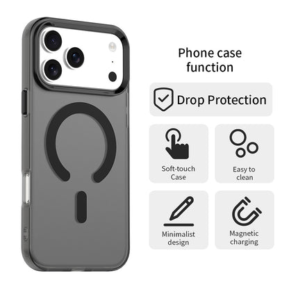 Custodia MagSafe per Apple iPhone 17 Pro, Techsuit, CandyCase, Nera