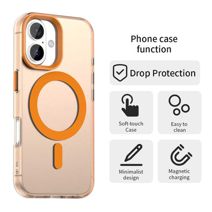 Custodia MagSafe per Apple iPhone 17 Pro, Techsuit, CandyCase, Arancione