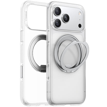 Custodia MagSafe per Apple iPhone 17 Pro, Torras, Ostand R Fitness, Trasparente